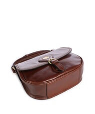 THE BRIDGE ISADORA Bolso de hombro de piel con solapa BROWN - Bolsos Mujer - 5