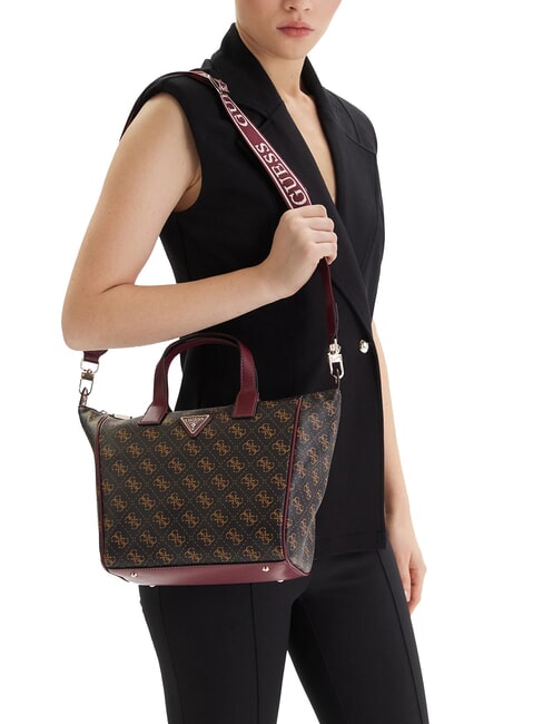 FOLLIE Bolso de mano con bandolera marr&oacute;n - Bolsos Mujer