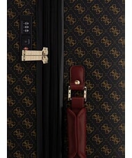 GUESS LATONA 28 Carro grande marr&oacute;n - Trolley R&iacute;gidos - 4