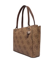 GUESS NOELLE 2 Bolso de hombro con estampado del logotipo 4G logotipo de caf&eacute; con leche / marr&oacute;n - Bolsos Mujer - 2