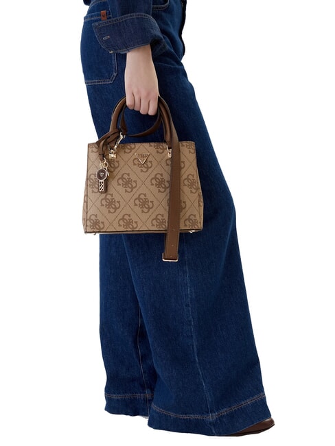 NOELLE 2 Bolso de mano, con bandolera logotipo de caf&eacute; con leche / marr&oacute;n - Bolsos Mujer