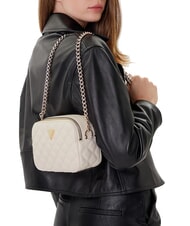 GUESS GIULLY 2 Bolso bandolera acolchado para c&aacute;mara OFFWHITE - Bolsos Mujer - 5