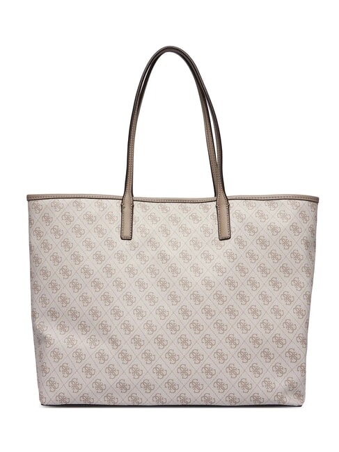 ECO VICTTORIA Bolso de hombro logotipo de color topo oscuro - Bolsos Mujer