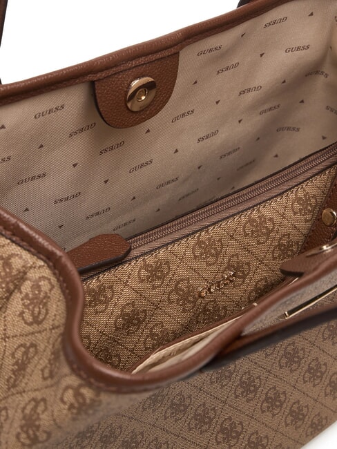 VICTTORIA 2 Bolso de hombro tipo shopper, con clutch logotipo de caf&eacute; con leche / marr&oacute;n - Bolsos Mujer