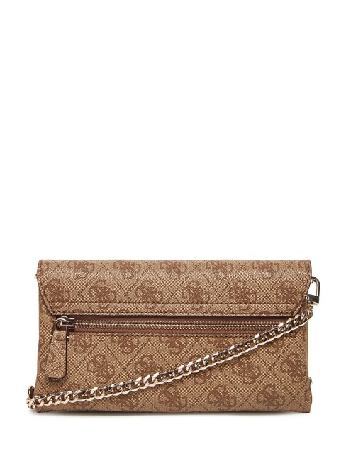 NOELLE 2 Mini bolso de hombro logotipo de caf&eacute; con leche / marr&oacute;n - Bolsos Mujer