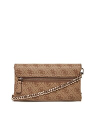 GUESS NOELLE 2 Mini bolso de hombro logotipo de caf&eacute; con leche / marr&oacute;n - Bolsos Mujer - 2