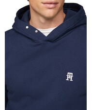 TOMMY HILFIGER TH Sudadera con capucha de algod&oacute;n cielo nocturno - Sudaderas - 3