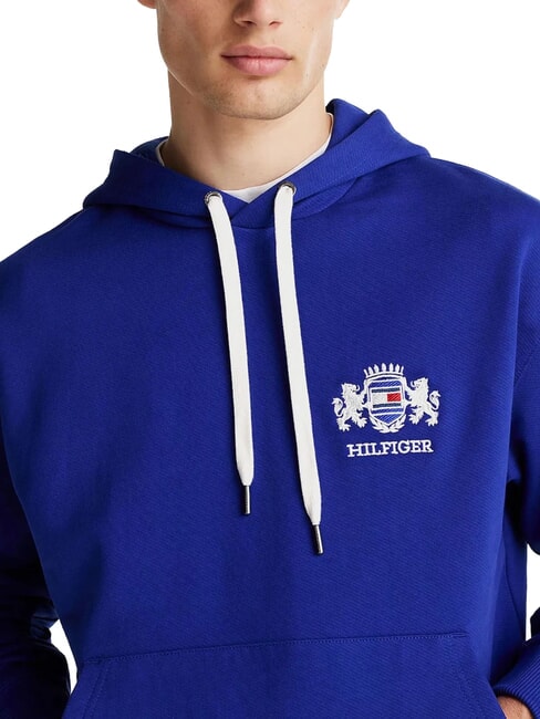 TH Sudadera con capucha y escudo cu&ntilde;a azul - Sudaderas