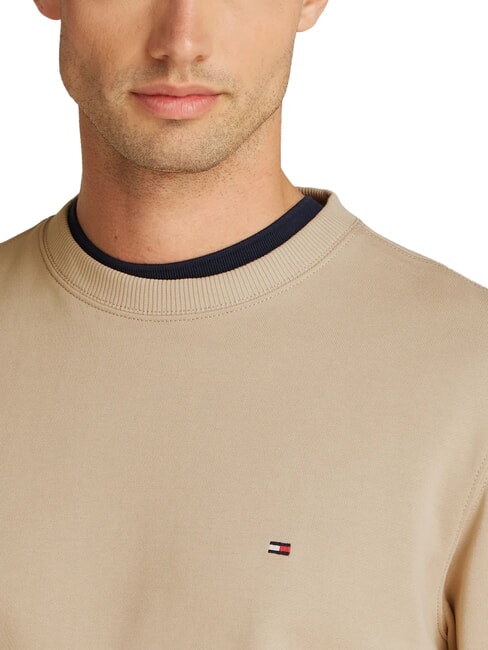 TH Sudadera de algod&oacute;n con cuello redondo s&aacute;ndalo - Sudaderas