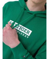 TOMMY HILFIGER TH Sudadera con capucha estampada nuevo verde - Sudaderas - 3
