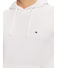 TOMMY HILFIGER TH Sudadera con capucha de algod&oacute;n blanco - Sudaderas - 3