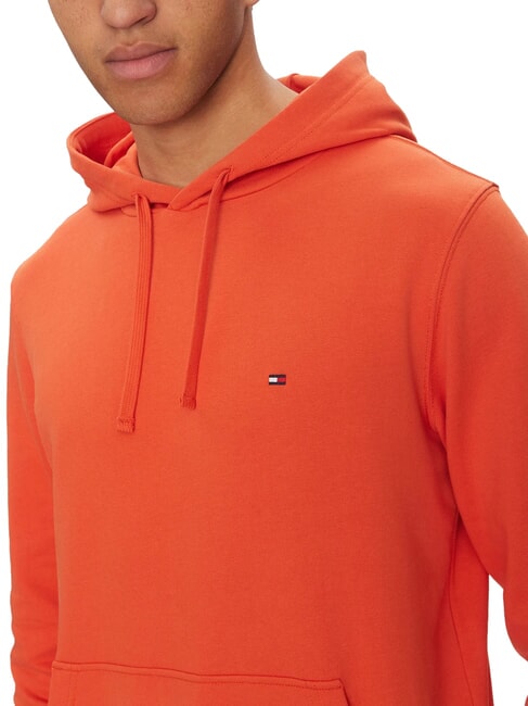 TH Sudadera con capucha de algod&oacute;n naranja brillante - Sudaderas