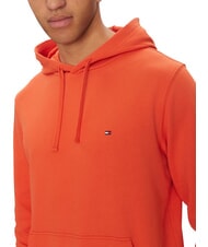 TOMMY HILFIGER TH Sudadera con capucha de algod&oacute;n naranja brillante - Sudaderas - 3