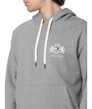 TOMMY HILFIGER TH Sudadera con capucha y escudo brezo gris medio - Sudaderas - 3