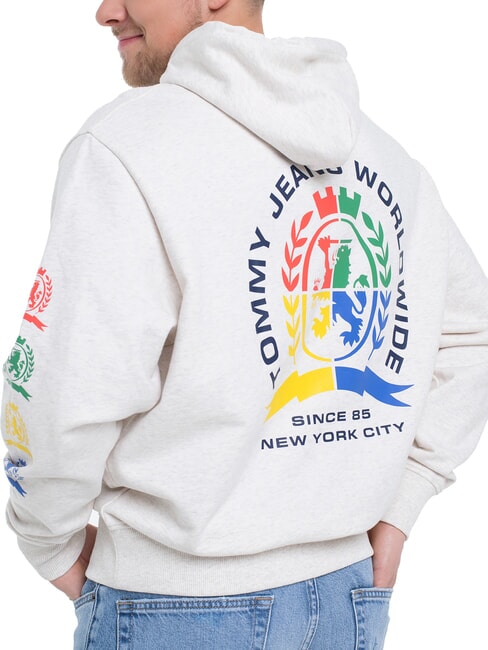 TH JEANS Sudadera de algod&oacute;n con estampados agua caliente de marga de avena - Sudaderas