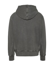 TOMMY HILFIGER TH JEANS Sudadera con capucha y logotipo bordado negro - Sudaderas - 5