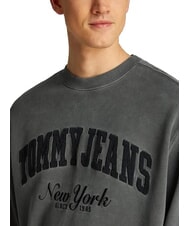 TOMMY HILFIGER TH JEANS Sudadera con logo de osito de peluche negro - Sudaderas - 3