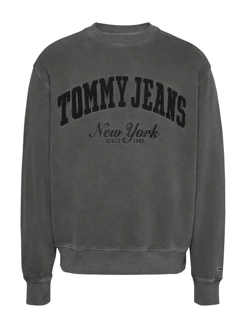 TH JEANS Sudadera con logo de osito de peluche negro - Sudaderas