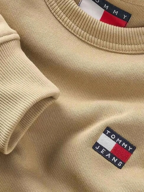 TH JEANS Sudadera de algod&oacute;n con cuello redondo bronceado reliquia - Sudaderas