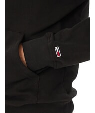 TOMMY HILFIGER TH JEANS Sudadera con bolsillo y capucha negro - Sudaderas - 4