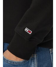 TOMMY HILFIGER TH JEANS Sudadera de algod&oacute;n con cuello redondo negro - Sudaderas - 4