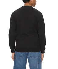 TOMMY HILFIGER TH JEANS Sudadera de algod&oacute;n con cuello redondo negro - Sudaderas - 2