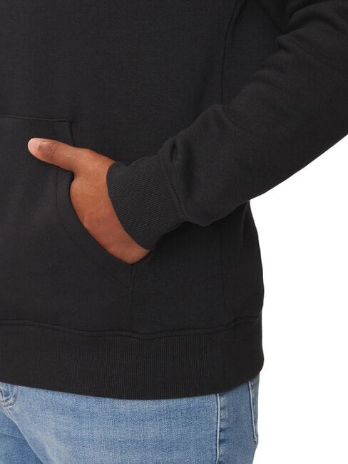 TH JEANS Sudadera con bolsillo y capucha negro - Sudaderas