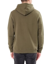 TOMMY HILFIGER TH JEANS Sudadera con capucha y parche de bandera verde fatiga - Sudaderas - 2