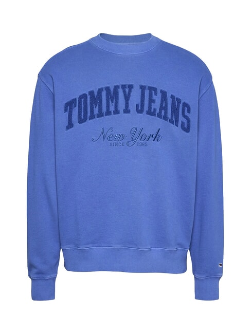 TH JEANS Sudadera con logo de osito de peluche clima azul - Sudaderas