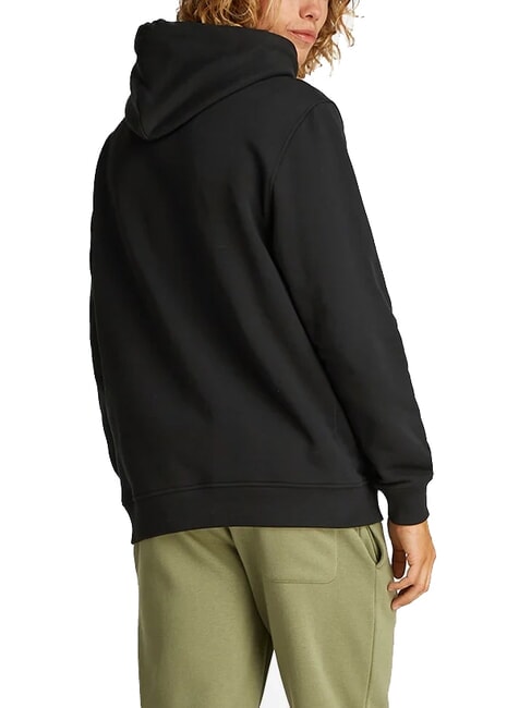 TH JEANS Sudadera con capucha y parche de bandera negro - Sudaderas