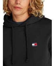 TOMMY HILFIGER TH JEANS Sudadera con capucha y parche de bandera negro - Sudaderas - 3