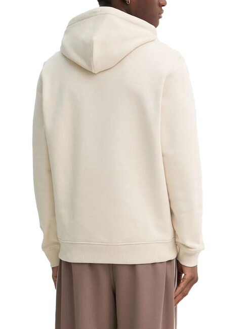 TH JEANS Sudadera con capucha y parche de bandera papel prensa - Sudaderas