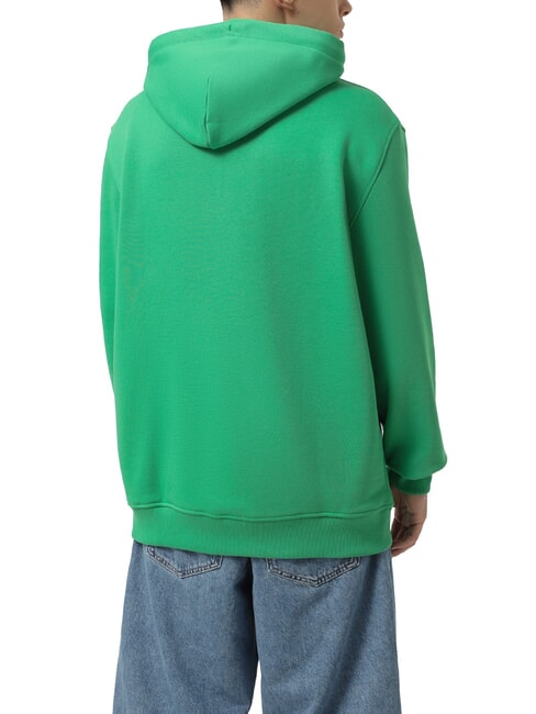TH JEANS Sudadera con capucha y parche de bandera verde costero - Sudaderas