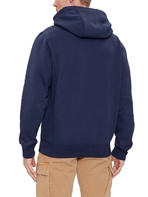 TH JEANS Sudadera con capucha de corte regular azul marino crepuscular - Sudaderas