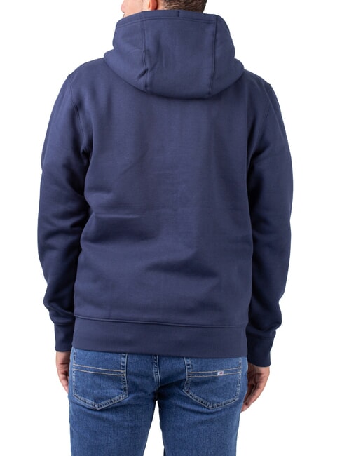 TH JEANS Sudadera con capucha y cremallera completa azul marino crepuscular - Sudaderas