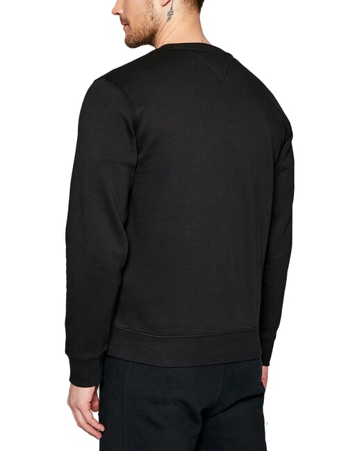 TH JEANS Sudadera de cuello redondo y corte regular negro - Sudaderas