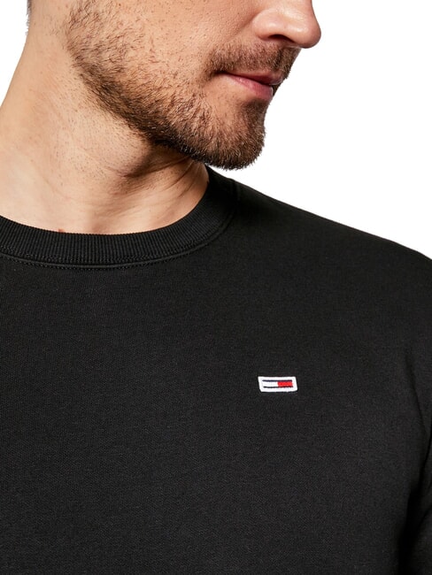 TH JEANS Sudadera de cuello redondo y corte regular negro - Sudaderas