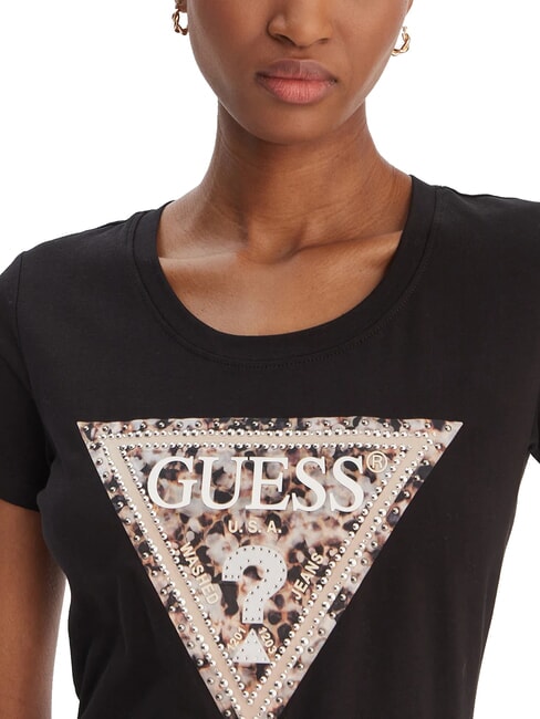 LEO TRIANGLE Camiseta de manga corta jetbla - camiseta