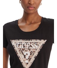 GUESS LEO TRIANGLE Camiseta de manga corta jetbla - camiseta - 3