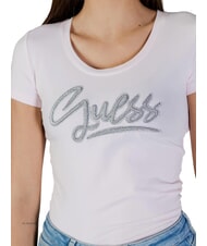 GUESS SCRIPT Camiseta purwhite - camiseta - 3