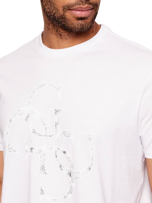 SHIMMER 4G Camiseta de algod&oacute;n purwhite - camiseta