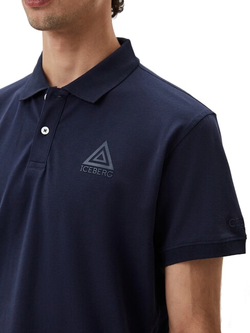 TRIANGLE Polo de manga corta Armada - camisa polo