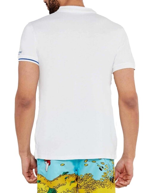 BASIC Camisa polo de algod&oacute;n blanco - camisa polo