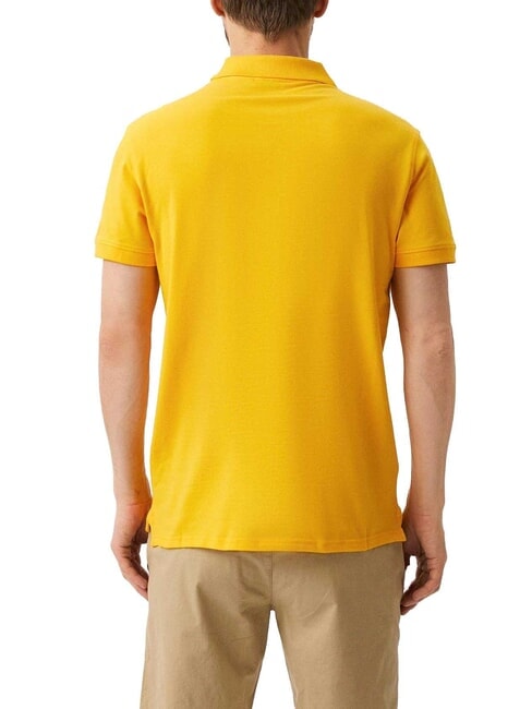TRIANGLE Polo de manga corta amarillo - camisa polo
