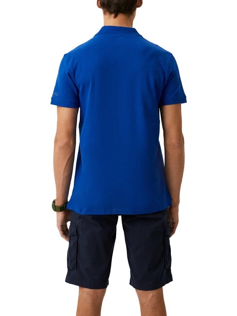 TRIANGLE Polo de manga corta azul - camisa polo