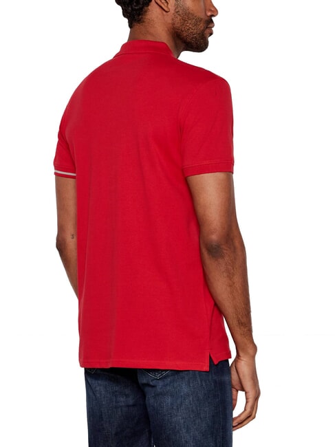 BASIC Camisa polo de algod&oacute;n rojo - camisa polo
