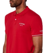 ICEBERG BASIC Camisa polo de algod&oacute;n rojo - camisa polo - 3