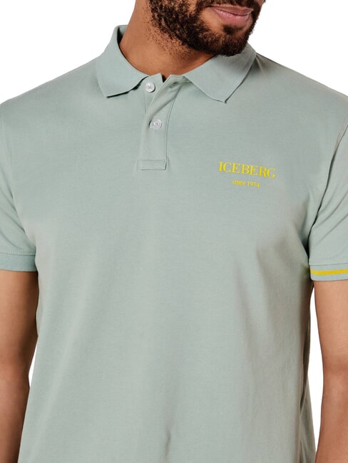 BASIC Camisa polo de algod&oacute;n menta - camisa polo