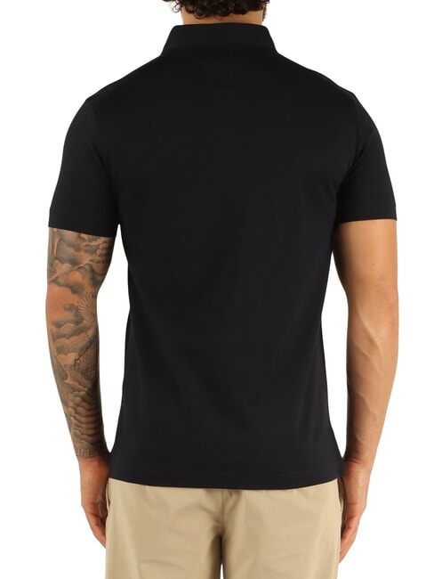 TH Polo de manga corta con logotipo en la manga cielo del desierto - camisa polo