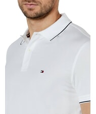 TOMMY HILFIGER TH Polo de manga corta con ribete blanco - camisa polo - 3